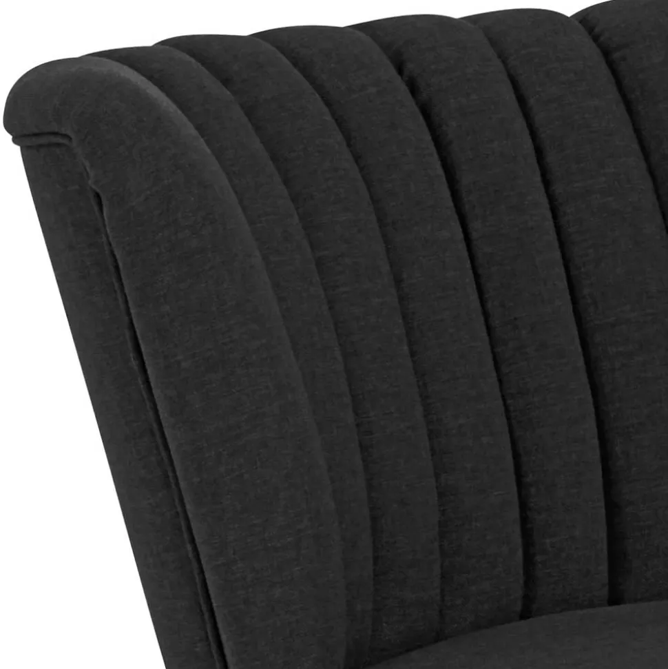 Sessel in Schwarz und Nussbaum - Nastasia