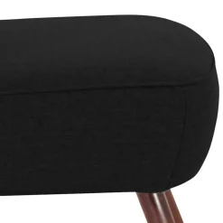 Sessel in Schwarz und Nussbaum - Nastasia