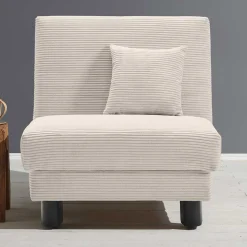 Sessel mit Schlaffunktion in Beige - Samurai