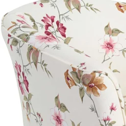 Sessel mit Stoffbezug mit Blumen Dessin - Barbadus