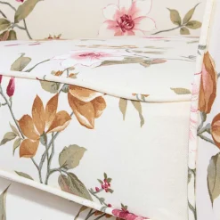 Sessel mit Stoffbezug mit Blumen Dessin - Barbadus