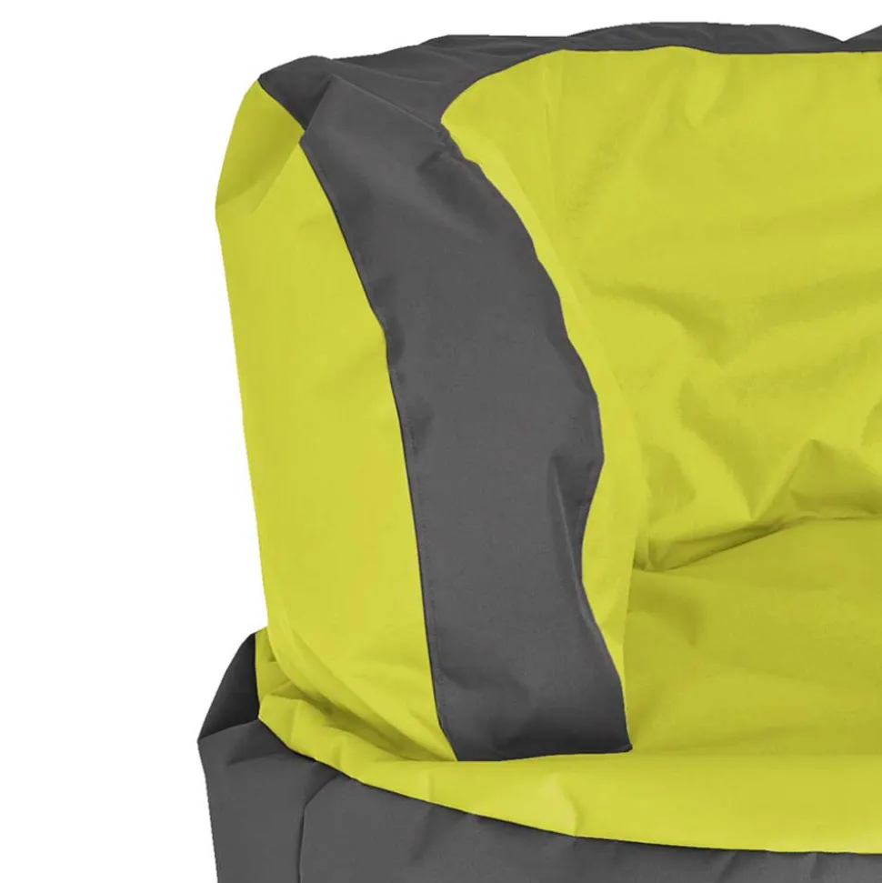 Sessel Sitzsack Mapsy in Grün Grau