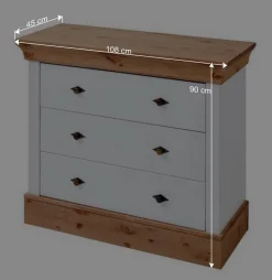 Set Babybett & Wickelkommode - Sibiuta I (dreiteilig)