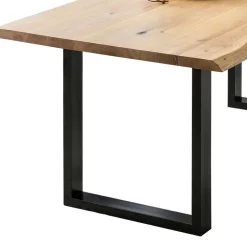 Set Baumkantentisch & Samtstühle - Sylverta (fünfteilig)