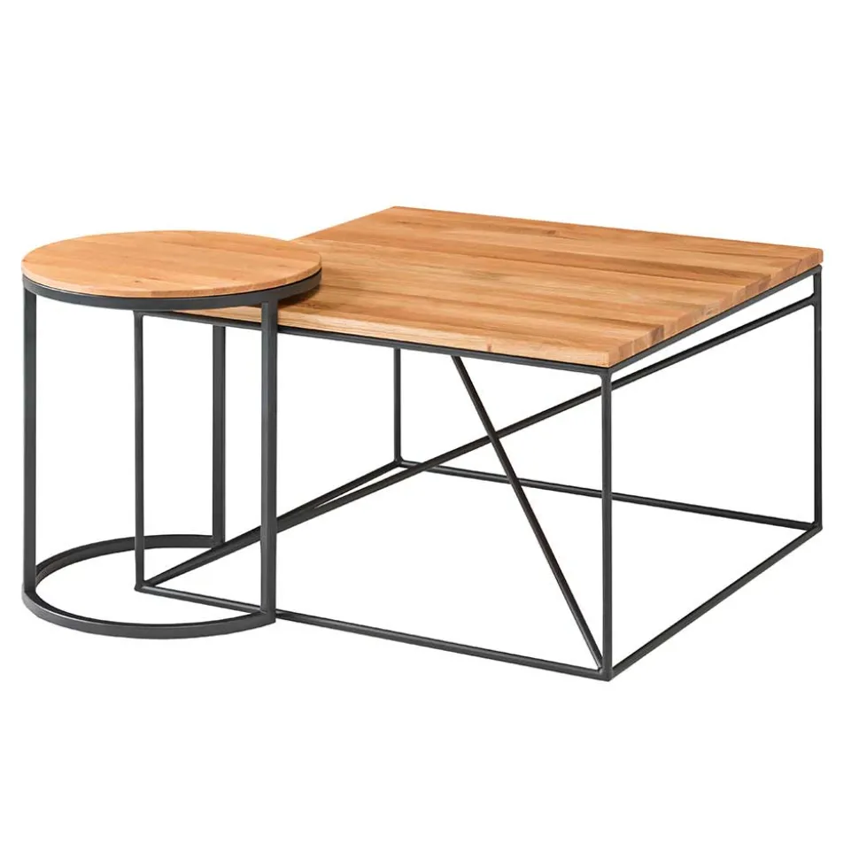 Set Couchtisch & Beistelltisch - Castania (zweiteilig)