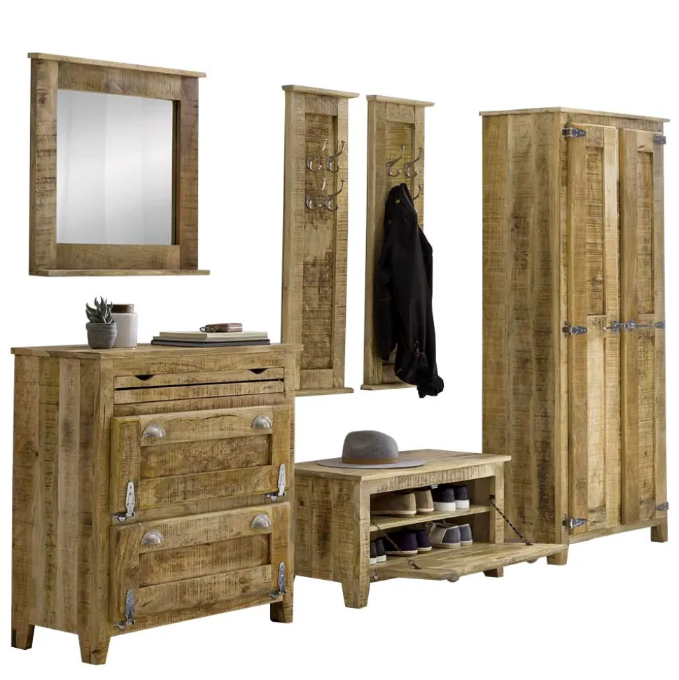 Set Design Flur Möbel massiv - Suennas (sechsteilig)