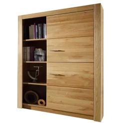 Set Design Wohnwand aus Asteiche - Landuva (vierteilig)