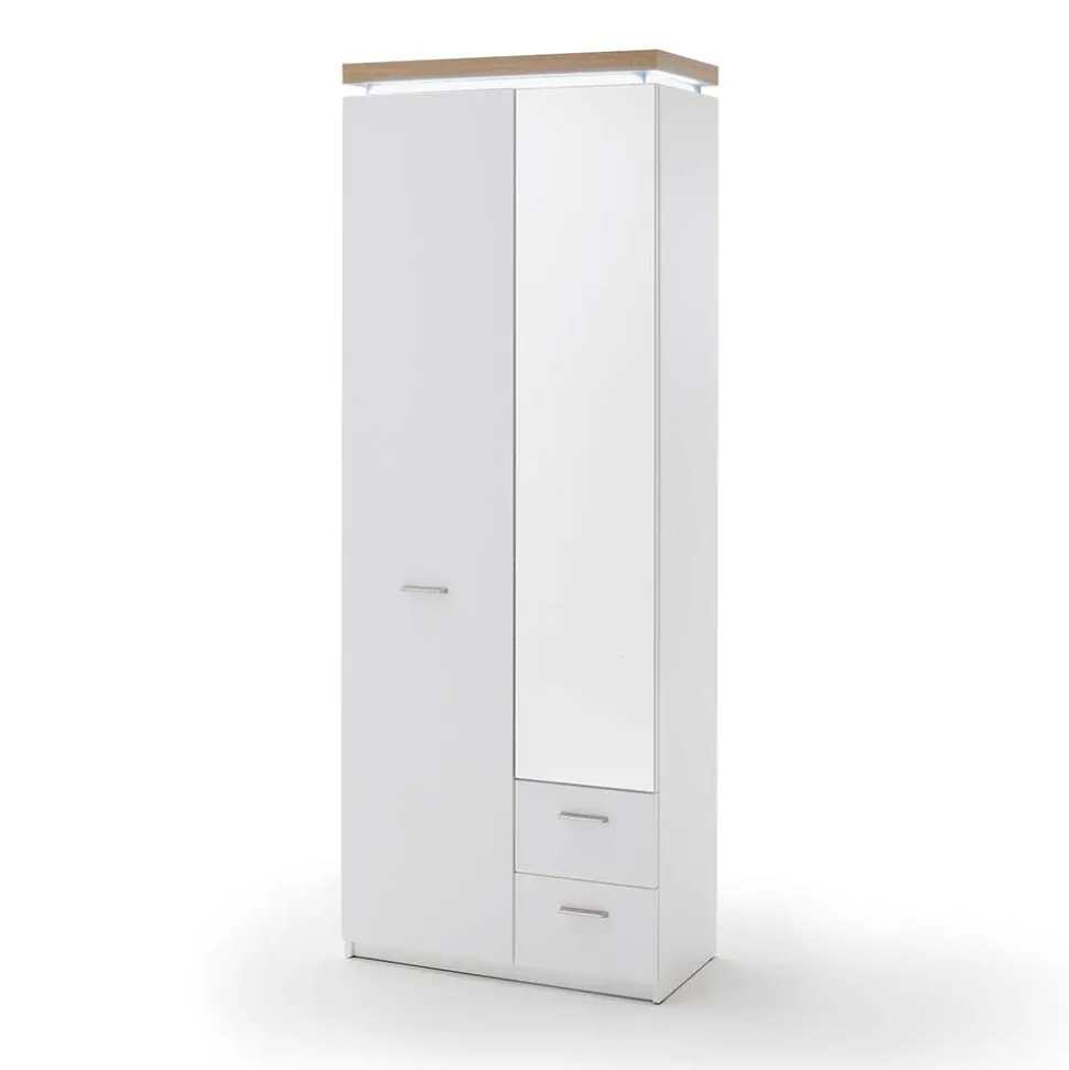 Set Dielen Möbel Kombi mit LED - Nusenia (fünfteilig)