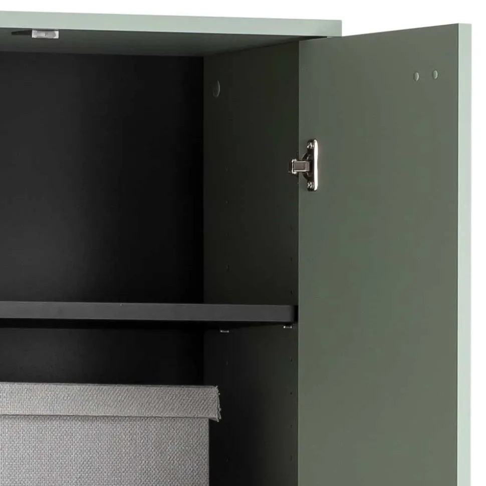 Set Dielenmöbel in Graugrün - Velmarun (vierteilig)