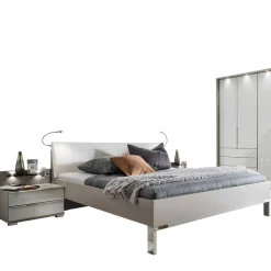 Set Doppelbett & Schrank - Nino (vierteilig)