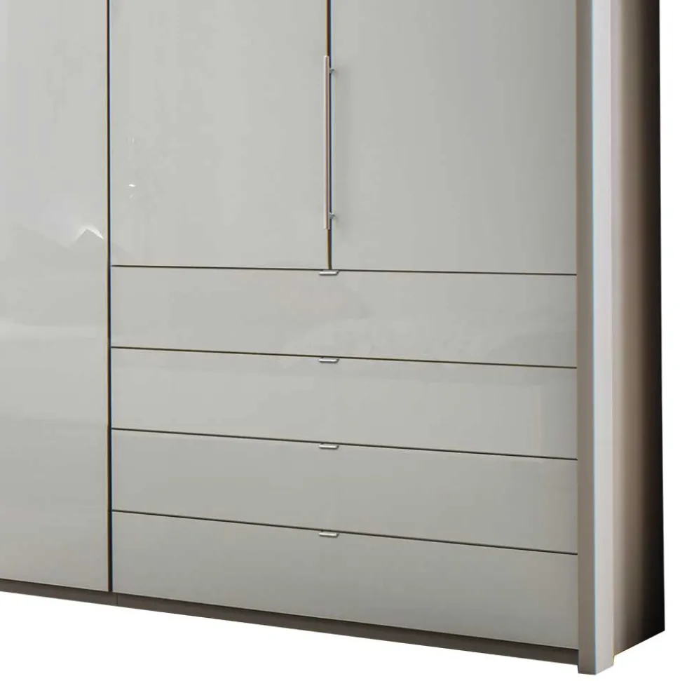 Set Doppelbett & Schrank - Nino (vierteilig)