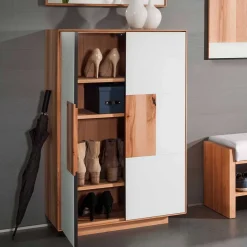 Set Flurmöbel in Weiß Kernbuche - Mandrey (fünfteilig)