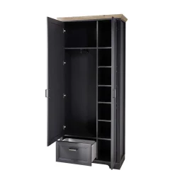 Set Garderoben Einrichtung in Grau - Thumbs (dreiteilig)