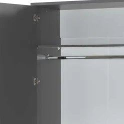 Set Jugendzimmermöbel in Dunkelgrau - Navlius (sechsteilig)