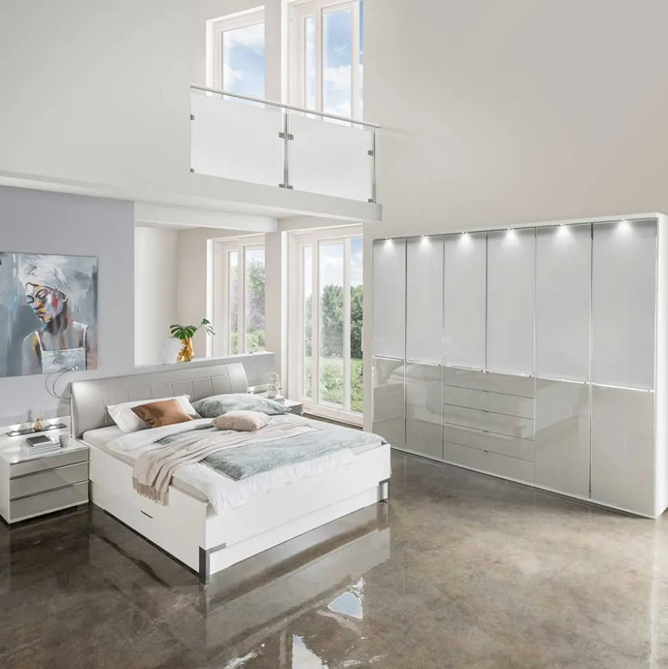 Set Komplettschlafzimmer modern - Pascan (vierteilig)