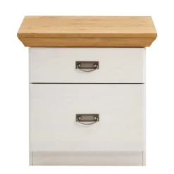 Set Landhausbett & Nachtschränke - Sibiuta (dreiteilig)