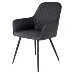 Set Loft X-Fuß Tisch & Tischsessel - Ghaz (siebenteilig)