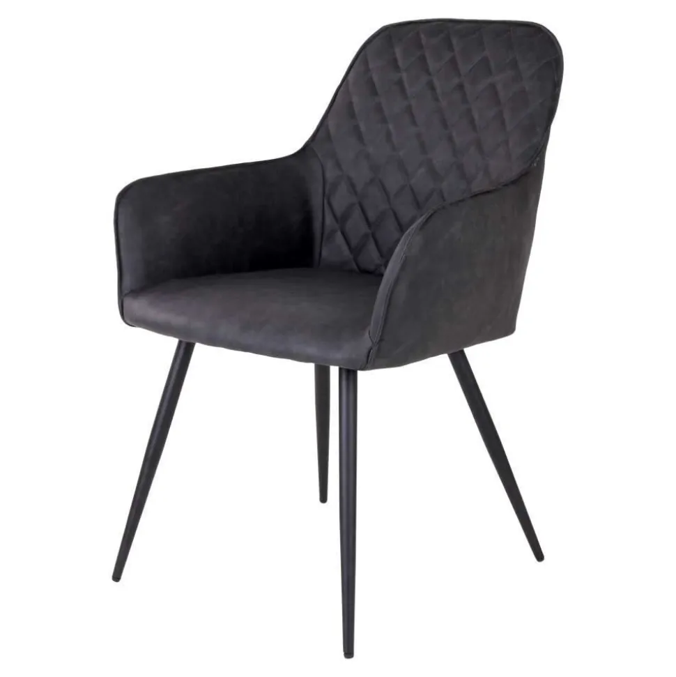 Set Loft X-Fuß Tisch & Tischsessel - Ghaz (siebenteilig)