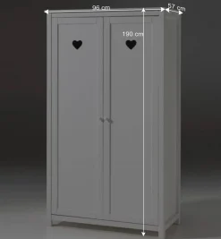 Set Möbel Grandory fürs Jugendzimmer (fünfteilig)