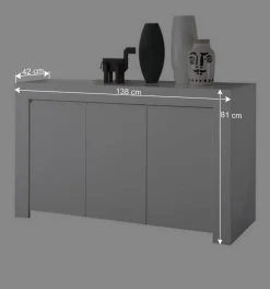 Set TV Lowboard & Regal & Sideboard - Mikes (dreiteilig)