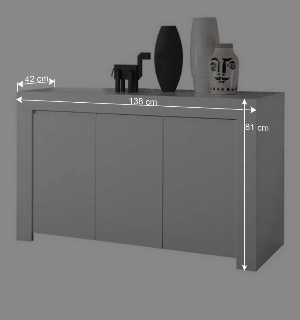 Set TV Lowboard & Regal & Sideboard - Mikes (dreiteilig)
