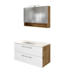 Set Waschtisch Kombi in 2 Breiten - Yazemina (zweiteilig)