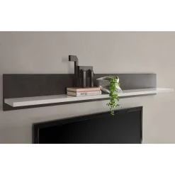 Set Wohnzimmer Anbauwand zweifarbig - Istensa (vierteilig)