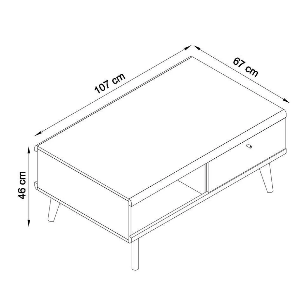 Set Wohnzimmer Möbel mit Sofatisch - Cablos I (fünfteilig)