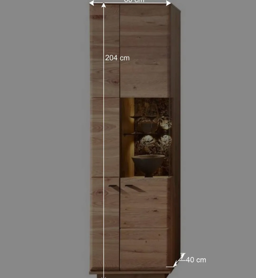 Set Wohnzimmermöbel Wohnwand - Cassna (dreiteilig)