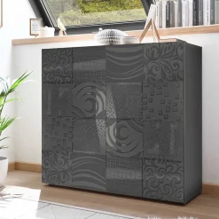 Set Wohnzimmer-Schränke modern - Ipatal (dreiteilig)