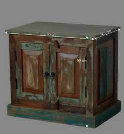 Shabby Badmöbel aus Recyclingholz - Jamaica (fünfteilig)