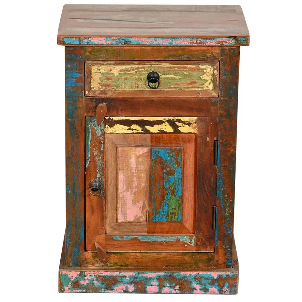 Shabby Badmöbel aus Recyclingholz - Jamaica (fünfteilig)