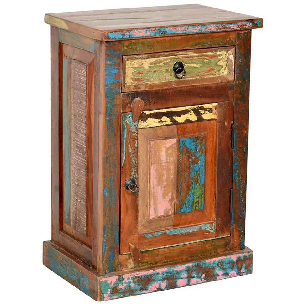 Shabby Badmöbel aus Recyclingholz - Jamaica (fünfteilig)