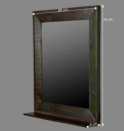 Shabby Chic Dielenmöbel Set - Jamaica (fünfteilig)