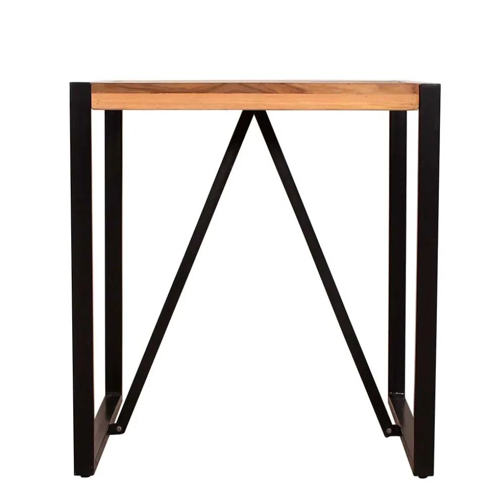 Shabby Chic Esstisch aus buntem Altholz - Vosbadus