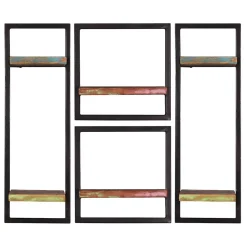 Shabby Chic Hängeregale Set - Jamaica (vierteilig)