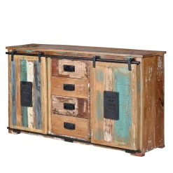 Shabby Chic Kombi-Kommode 150 cm breit - Jevilia