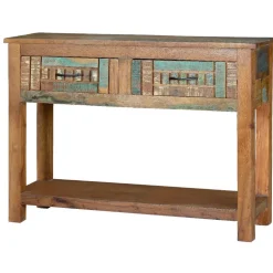 Shabby Chic Konsolentisch aus Recyclingholz - Tunar