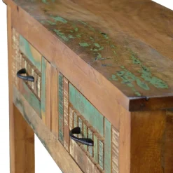 Shabby Chic Konsolentisch aus Recyclingholz - Tunar