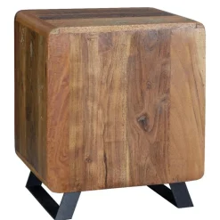 Shabby Chic Nachtkommode aus Recyclingholz - Tunar