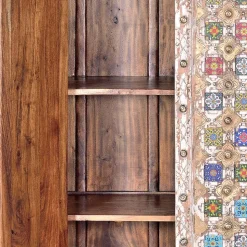 Shabby Chic Schrank in Antikweiß - Mirell