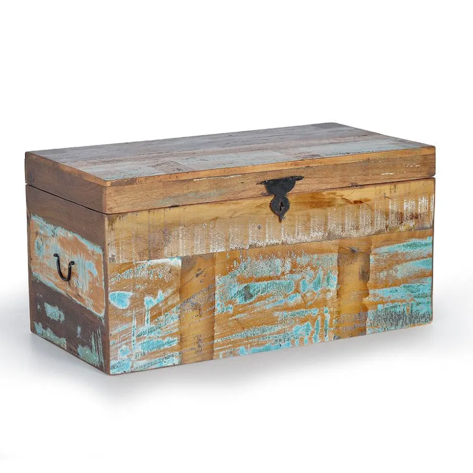 Shabby Chic Truhe aus Altholz - Torreon