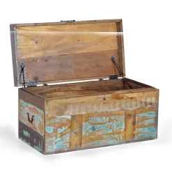 Shabby Chic Truhe aus Altholz - Torreon