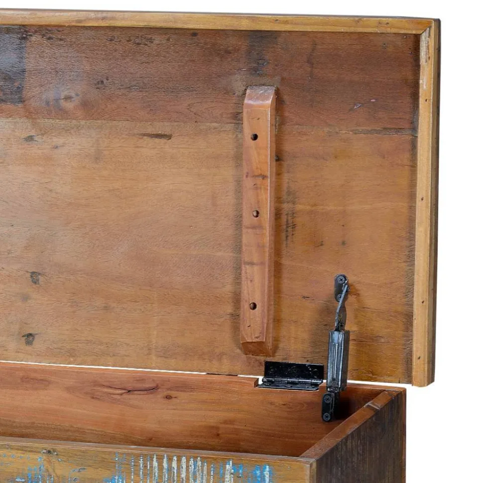 Shabby Chic Truhe aus Recyclingholz - Tunar