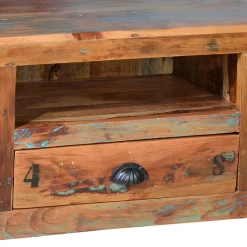 Shabby Chic TV Lowboard aus Recyclingholz - Vatrima