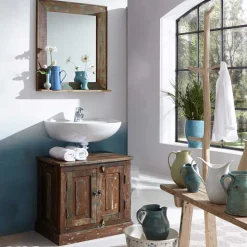 Shabby Chic Waschtisch & Spiegel - Jamaica (zweiteilig)