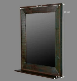 Shabby Chic Waschtisch & Spiegel - Jamaica (zweiteilig)