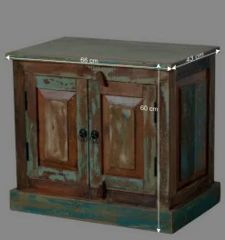 Shabby Chic Waschtisch & Spiegel - Jamaica (zweiteilig)