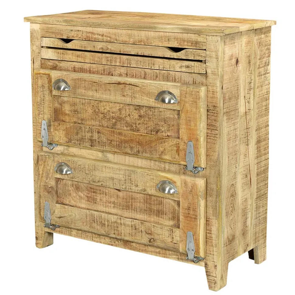 Shabby Design Schuhschrank mit 2 Klappen - Suennas