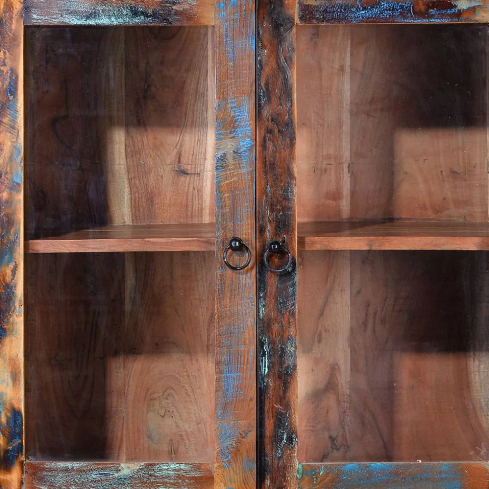 Shabby Design Vitrine aus Recyclingholz - Zeremonia